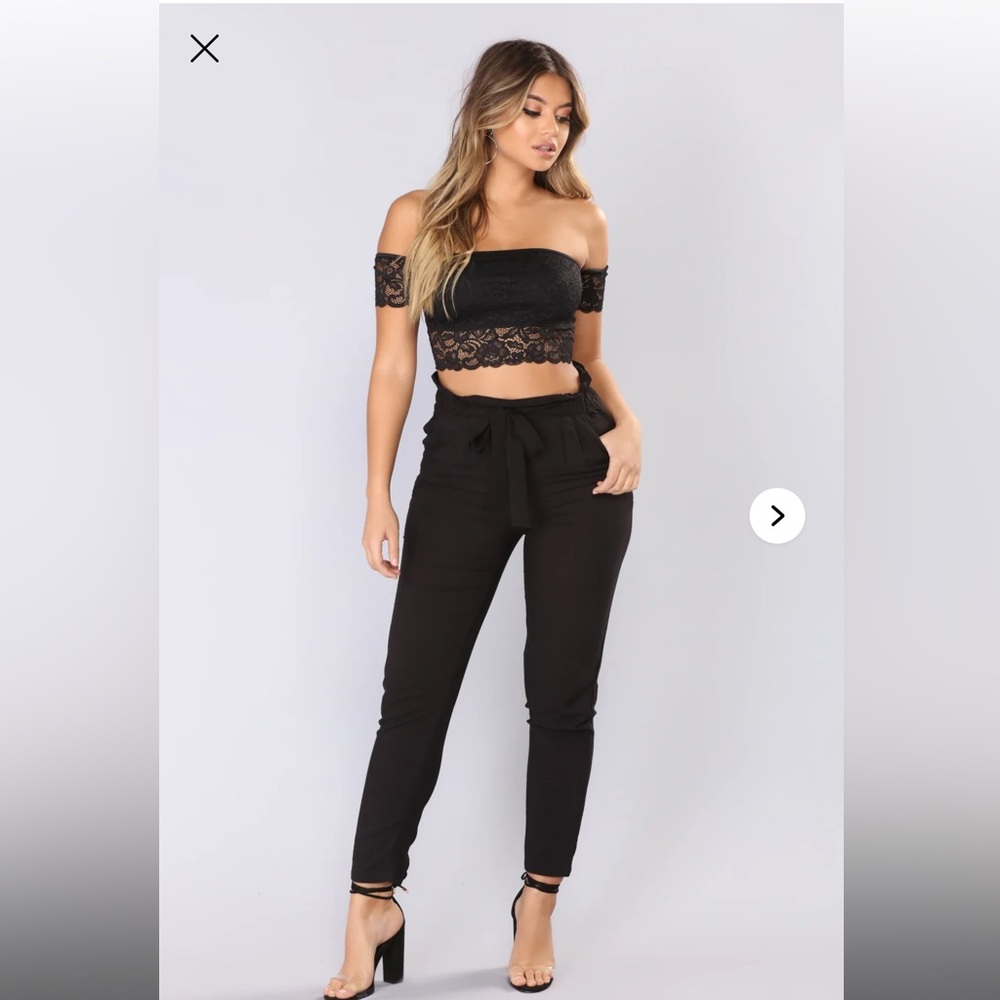 Fashion Nova Classic Paper Bag Pants